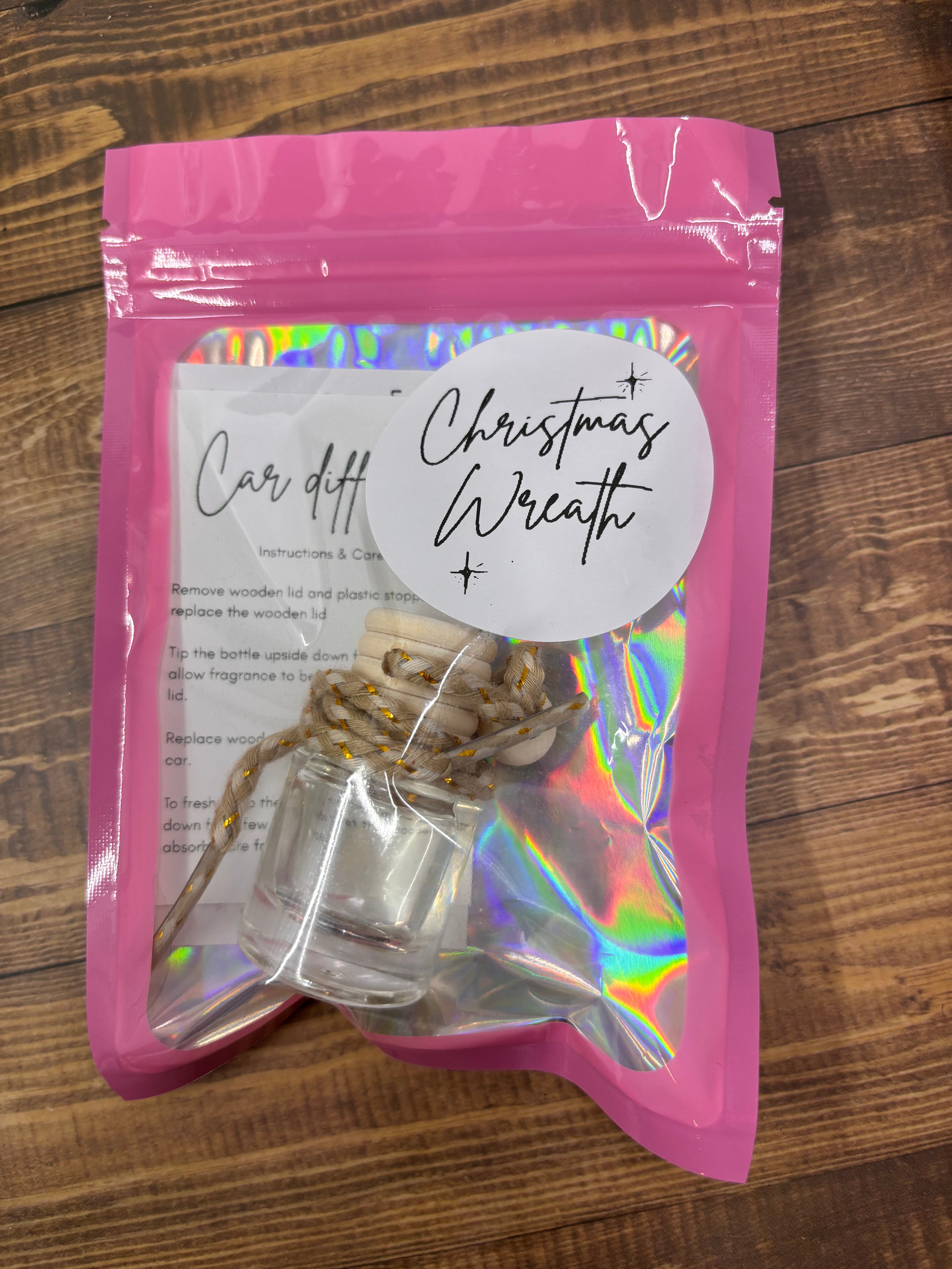 Christmas Wreath Car Diffuser