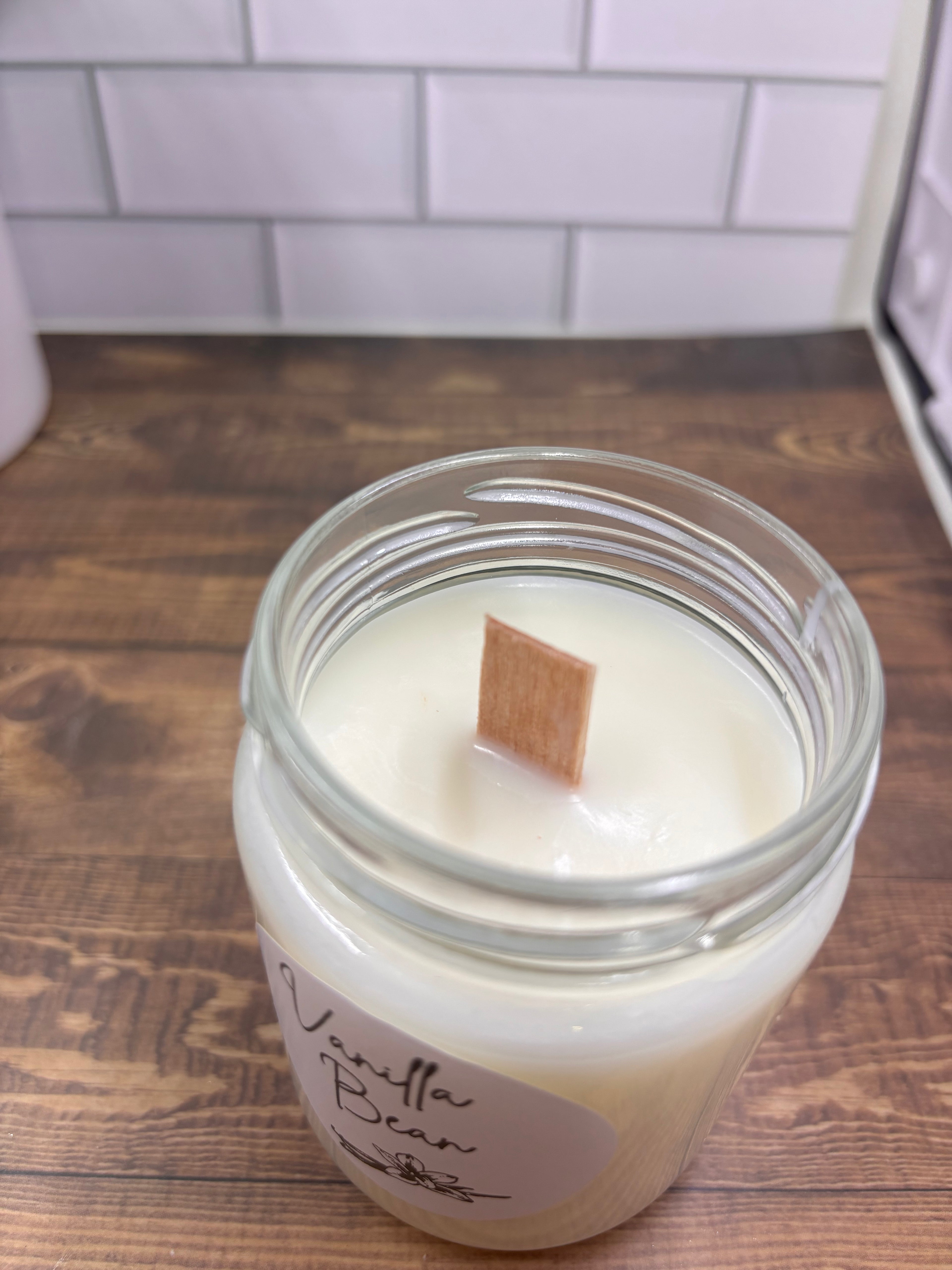 Apple Orchid Wood Wick Soy Wax 8oz Candle