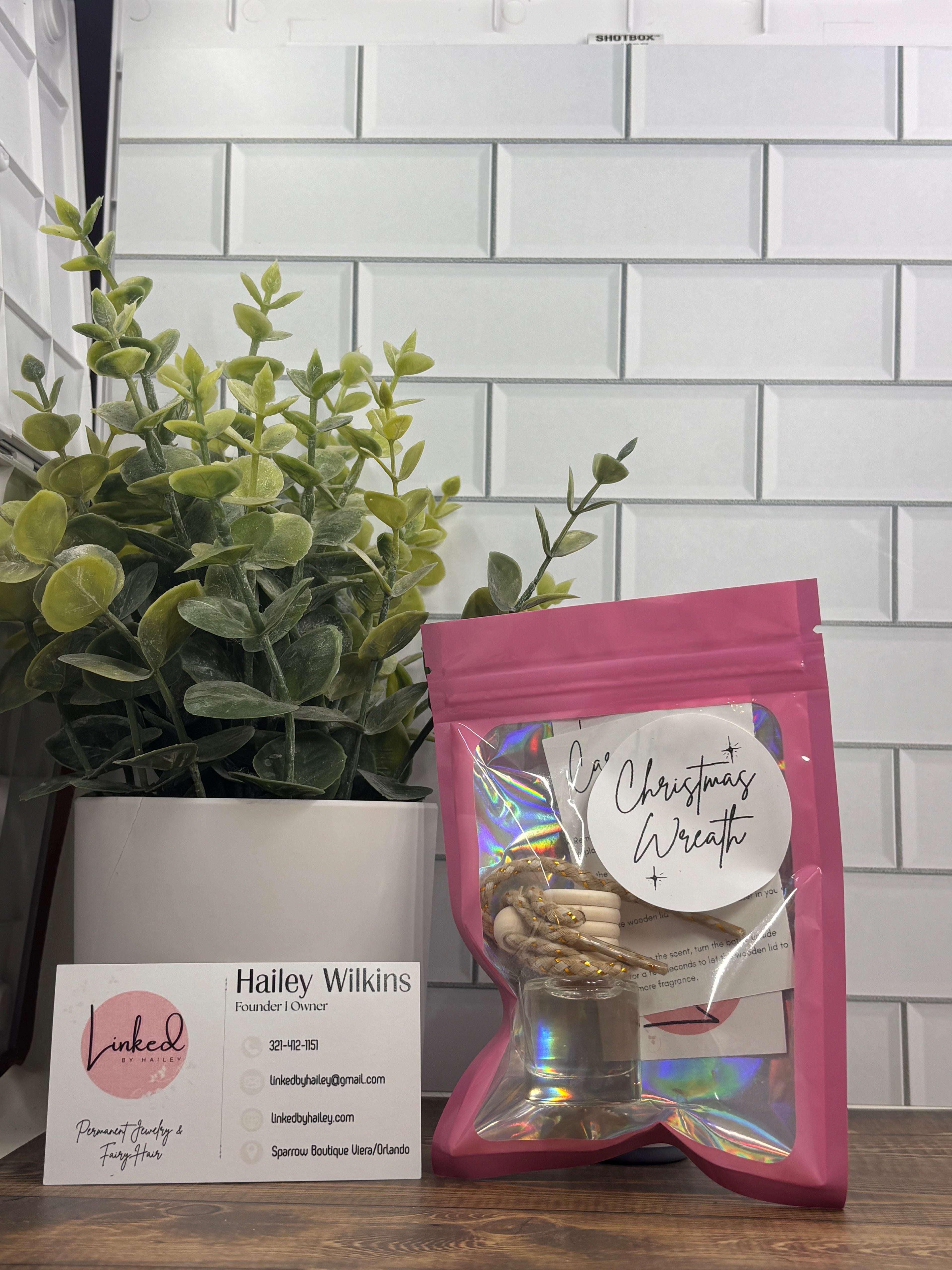 Christmas Wreath Car Diffuser